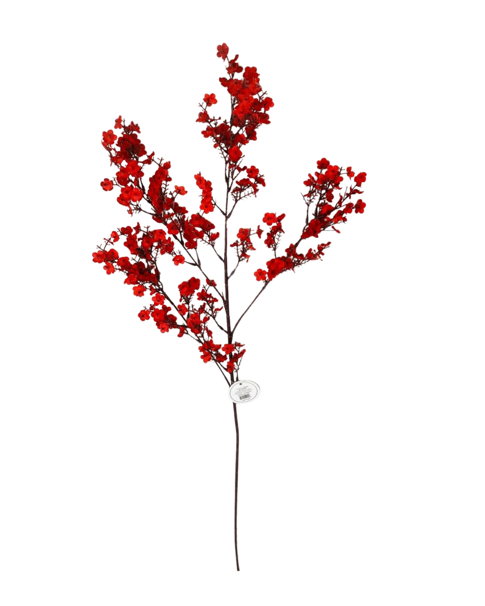 Red Cherry Blossom Spray