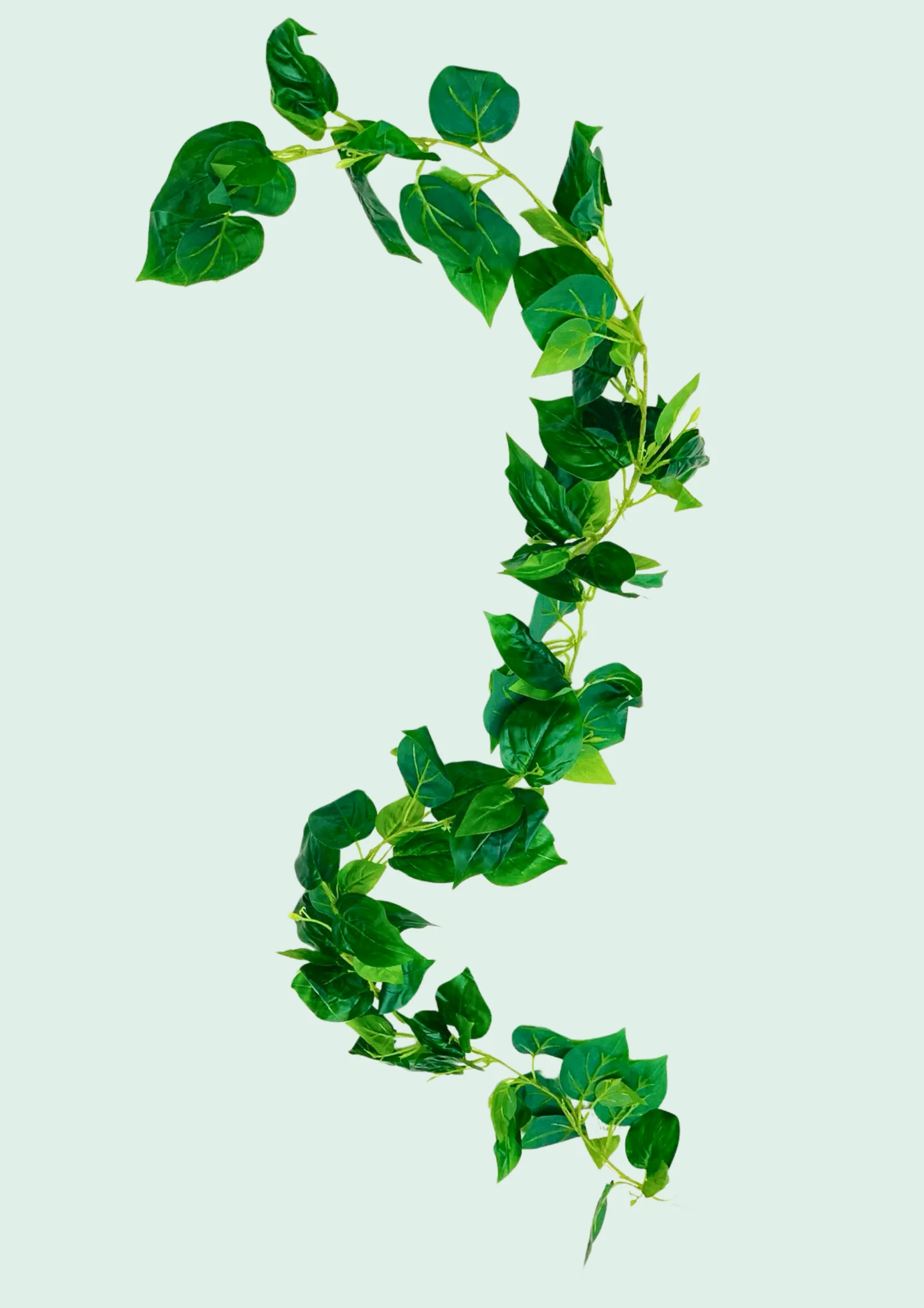 Trailing artificial pothos vine garland