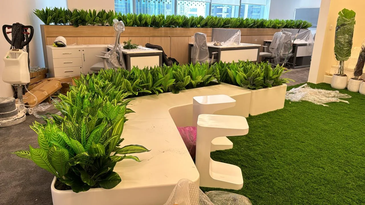 Office Fit-Out — Grass & Planter Zoning